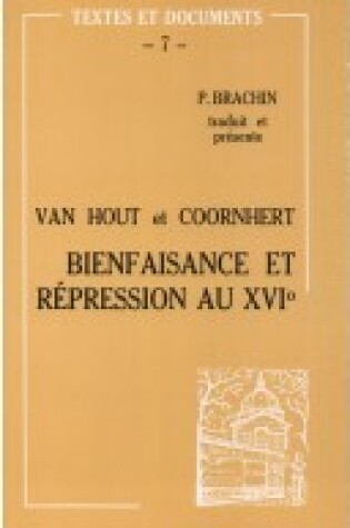 Cover of Bienfaisance Et Repression Au Xvie Siecle