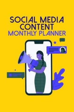 Cover of Social Media Content Monthly Planner