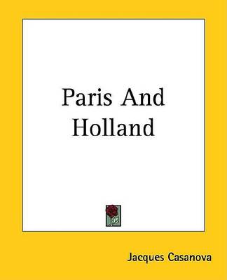 Book cover for Paris and Holland