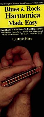 Book cover for Blues Rock Harmonica Made Easy