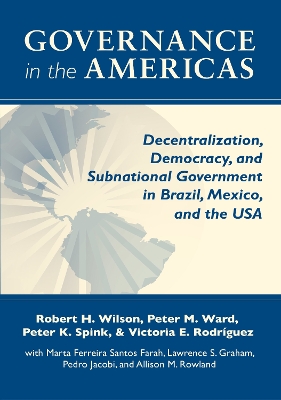 Book cover for Governance in the Americas