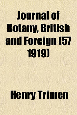 Book cover for Journal of Botany, British and Foreign (57 1919)