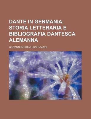 Book cover for Dante in Germania