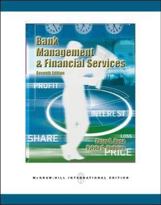 Book cover for Bank Management and Financial Services