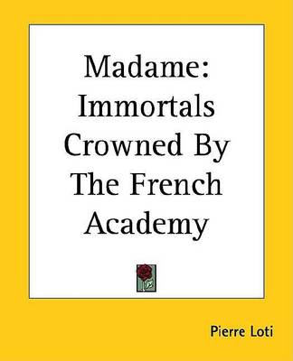 Book cover for Madame