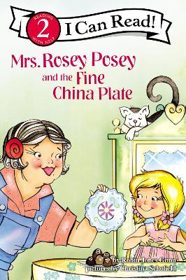 Book cover for Mrs. Rosey Posey and the Fine China Plate
