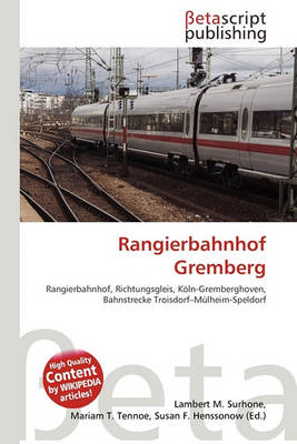 Book cover for Rangierbahnhof Gremberg