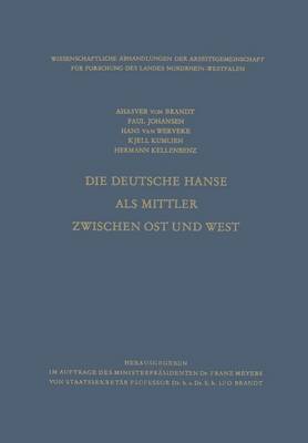 Cover of Die Deutsche Hanse als Mittler zwischen Ost und West