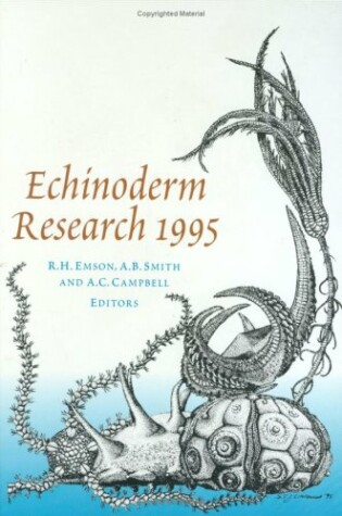 Cover of Echinoderm Research 1995