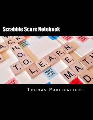 Book cover for Scrabble Score Notebook