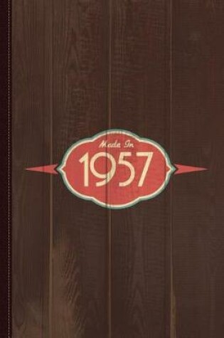 Cover of Retro Made in 1957 Journal Notebook