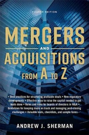 Cover of Mergers and Acquisitions from A to Z