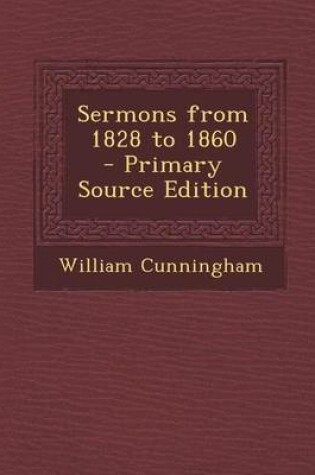 Cover of Sermons from 1828 to 1860