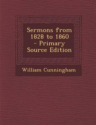 Book cover for Sermons from 1828 to 1860