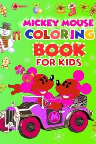 Cover of Mickey Mouse Coloring Book For Kids