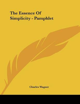 Book cover for The Essence of Simplicity - Pamphlet