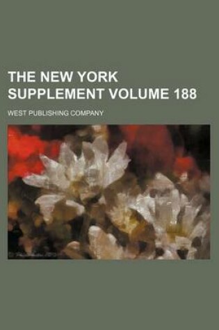 Cover of The New York Supplement Volume 188