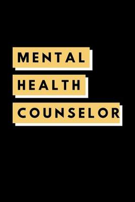 Book cover for Mental Health Counselor