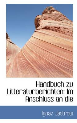 Book cover for Handbuch Zu Litteraturberichten