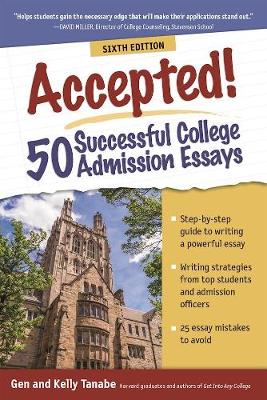 Book cover for Accepted! 50 Successful College Admission Essays