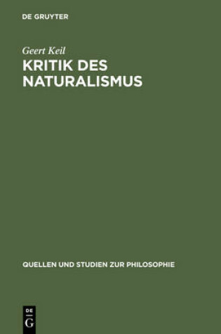 Cover of Kritik Des Naturalismus