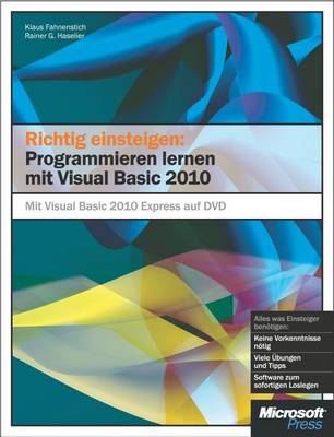 Book cover for Richtig Einsteigen: Programmieren Lernen Mit Visual Basic 2010