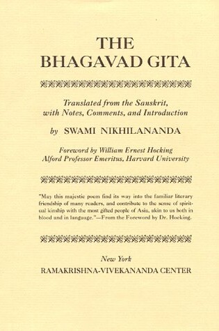 Cover of Bhagavad Gita