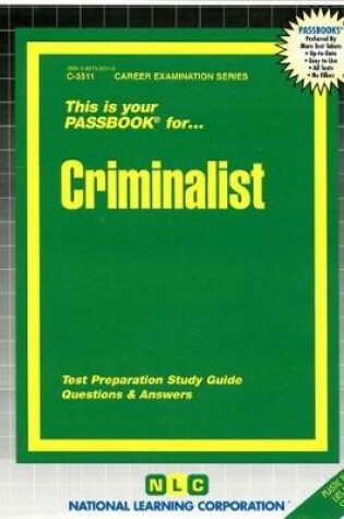 Cover of Criminalist
