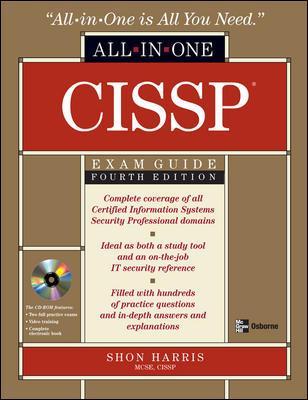 Cover of CISSP All-in-One Certification Exam Guide, Fourth Edition