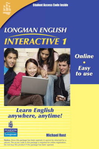 Cover of Longman English Interactive 1, Online Version, British English (Access Code Card)