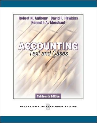 Book cover for Accounting: Texts and Cases (Int'l Ed)