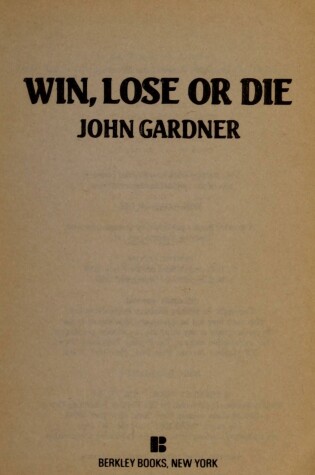 Cover of Win, Lose or Die