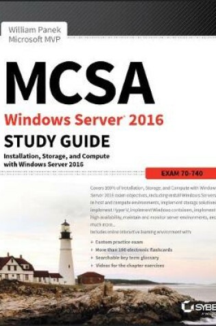 Cover of MCSA Windows Server 2016 Study Guide: Exam 70-740