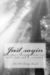 Book cover for Just sayin