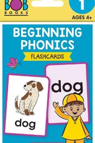 Cover of Bob Books - Beginning Phonics Flashcards Phonics, Ages 4 and Up, Kindergarten (Stage 1: Starting to Read)