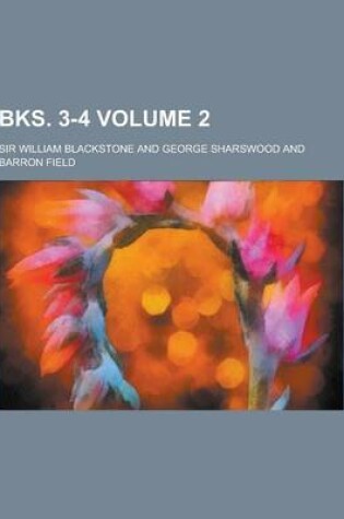 Cover of Bks. 3-4 Volume 2