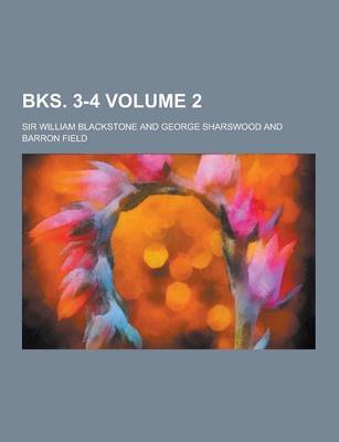 Book cover for Bks. 3-4 Volume 2