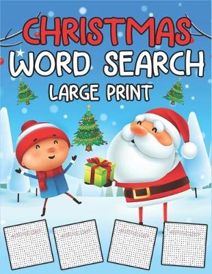 Book cover for Christmas Word Search Large Print