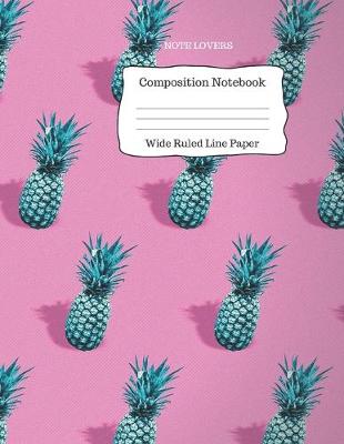 Book cover for Composition Notebook - Wide Ruled Line Paper