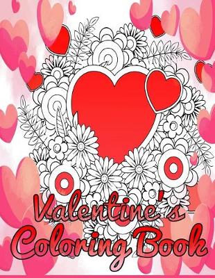Book cover for Valentine's Coloring Book
