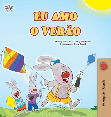 Book cover for I Love Summer (Portuguese Brazilian Children's Book)