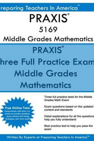 Cover of Praxis 5169 Middle School Mathematics