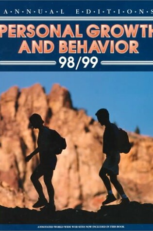Cover of 1998 1999 Personal Growth and Behavior Annual