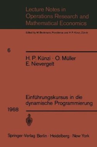 Cover of Einführungskursus in die dynamische Programmierung