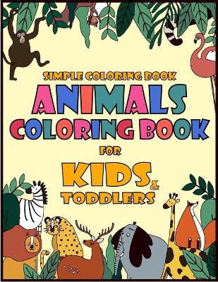 Book cover for Simple Coloring Book For Kids