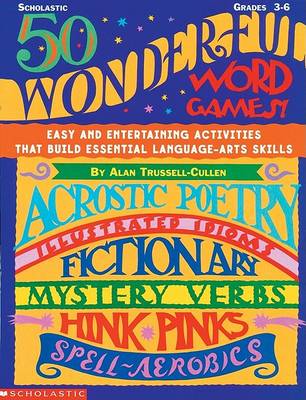 Book cover for 50 Wonderful Word Games