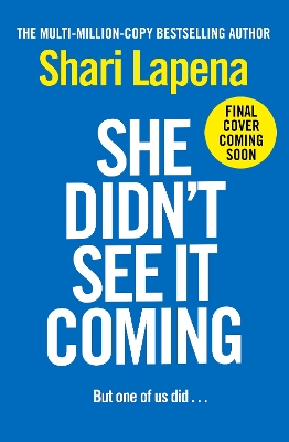 Book cover for She Didn't See It Coming