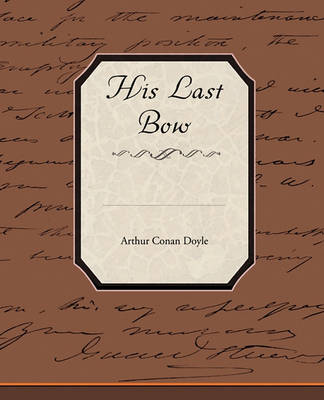 Book cover for His Last Bow