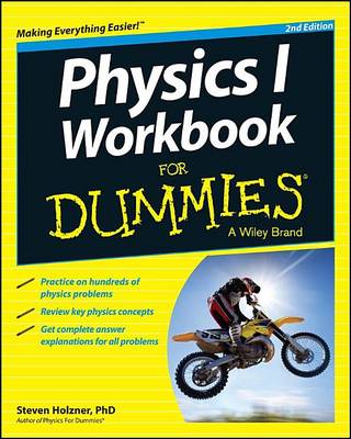 Book cover for Physics I Workbook for Dummies