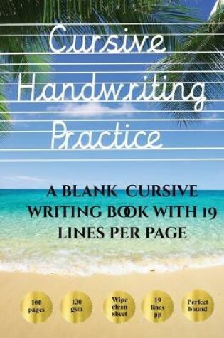 Cover of Cursive Handwriting Practice Book